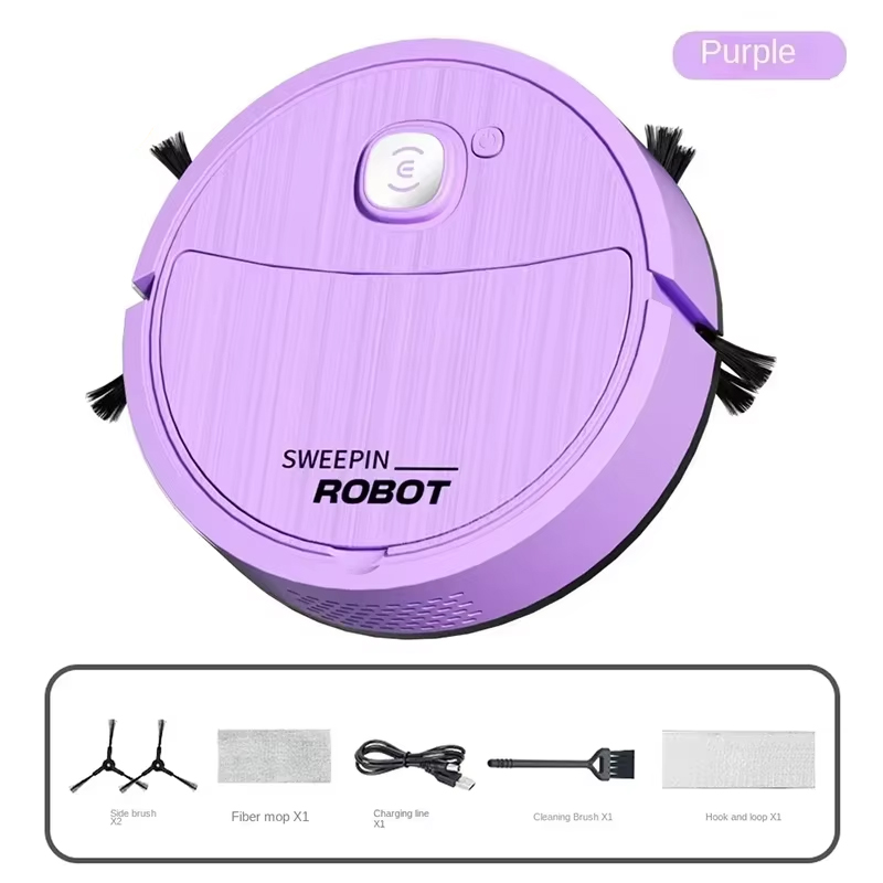 Xiaomi 5-in-1 slimme veegrobot Draadloze stofzuiger Vegen Zuig Dweilen Reinigingsmachine Huishoudapparaat Keukenrobot: Bruin