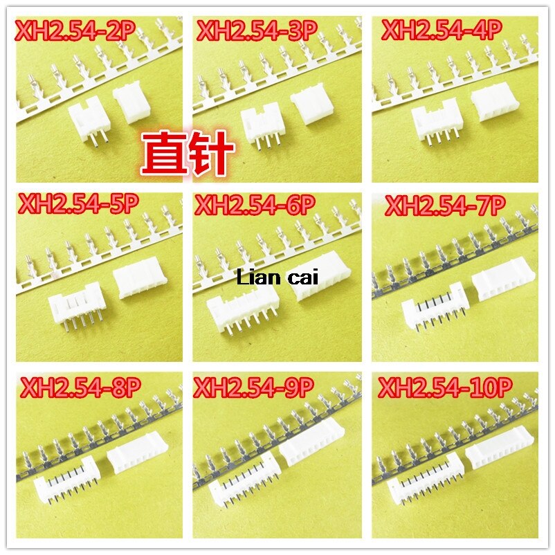 Kit De 540 Connecteurs JST XH - 2/3/4/5/6 Broches Mâle/Femelle - Pour DIY, Drone, Modélisme - Neuf