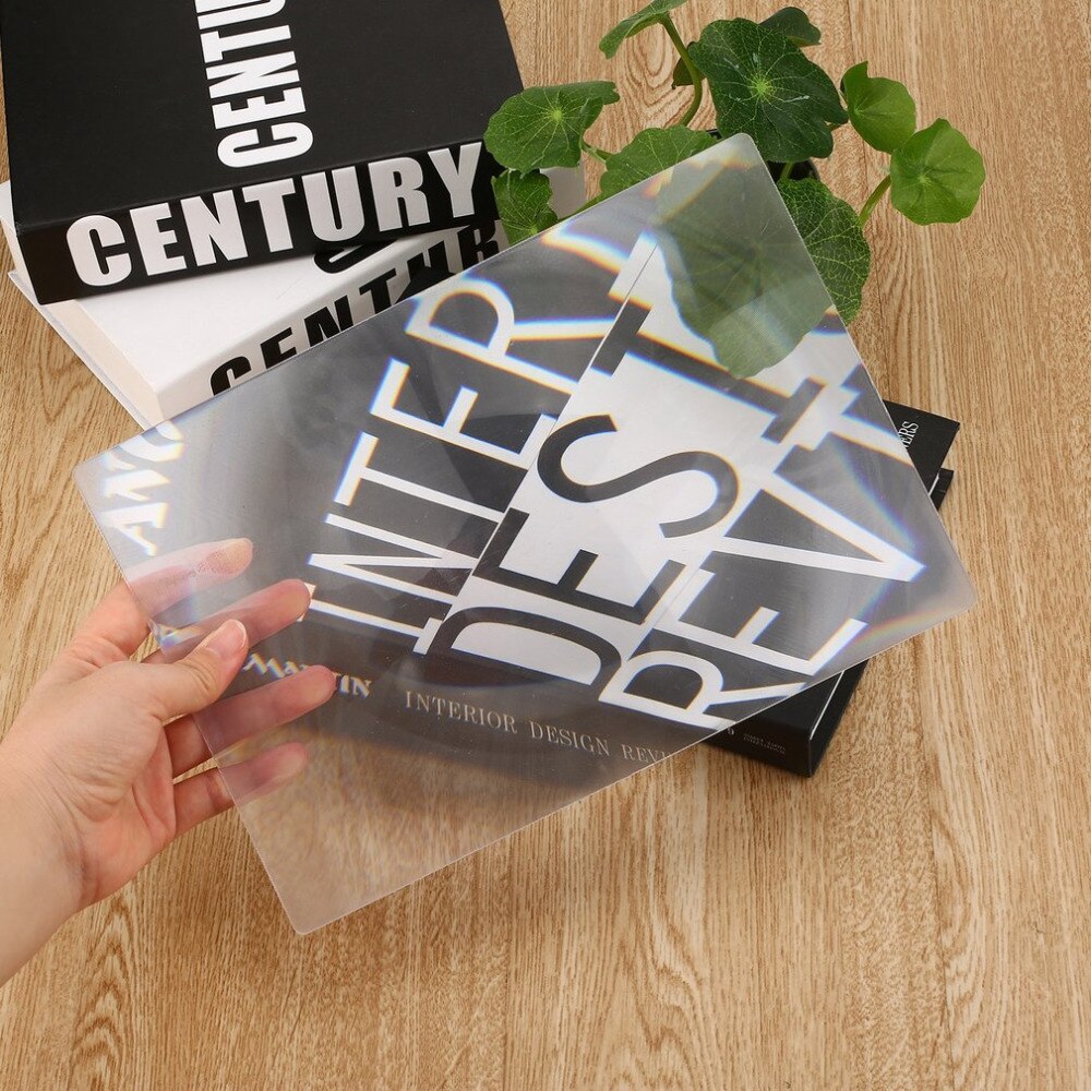 Magnifying Glass large reading A4 Magnifier Reading Book glasses Full Page 3X Sheet Lens Magnification XL Sheet Fresnel