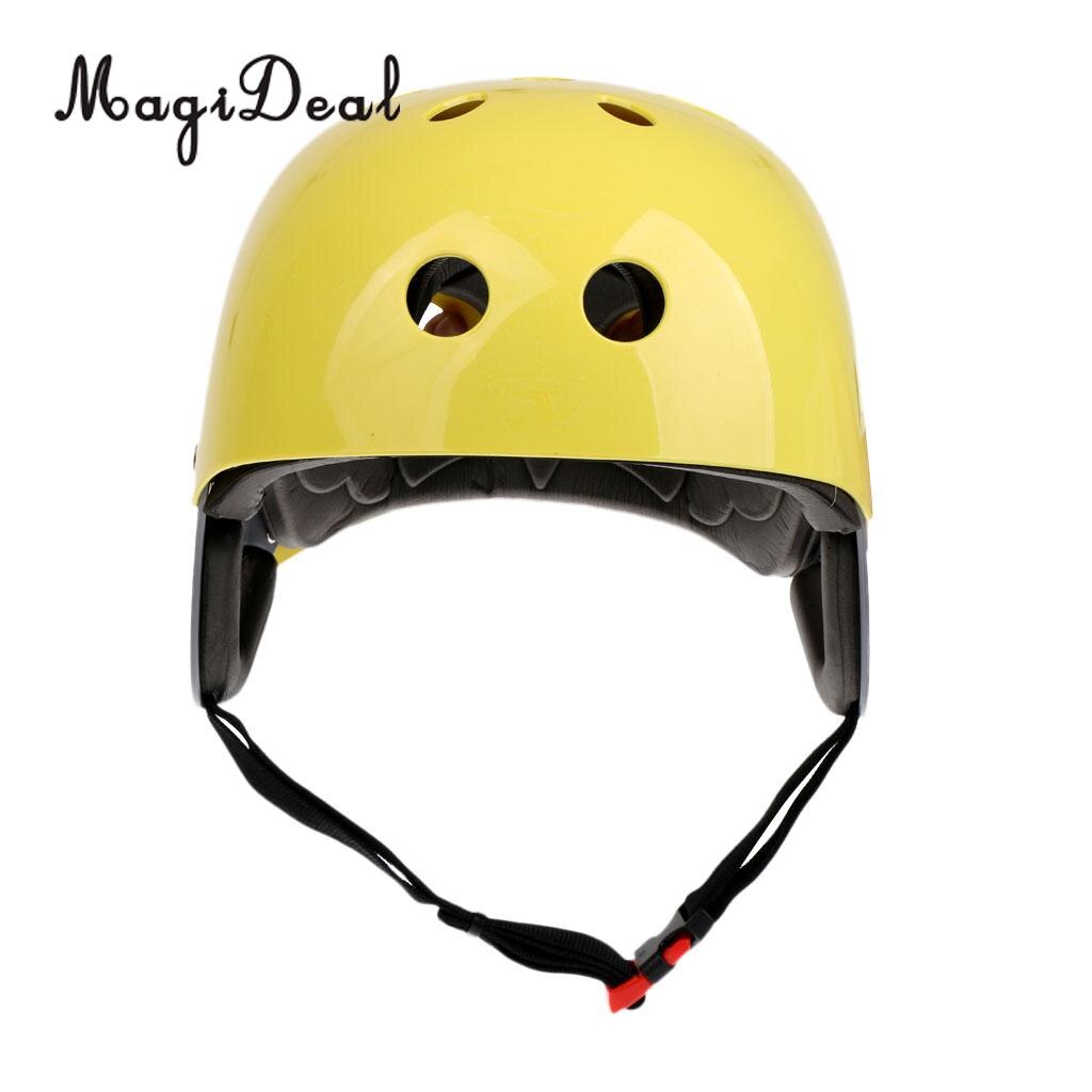 MagiDeal Adjustable Rafting Helmet Kayaking Driftting Water Sport Safety Helmet Protection Equipment With CE Certification: Yellow