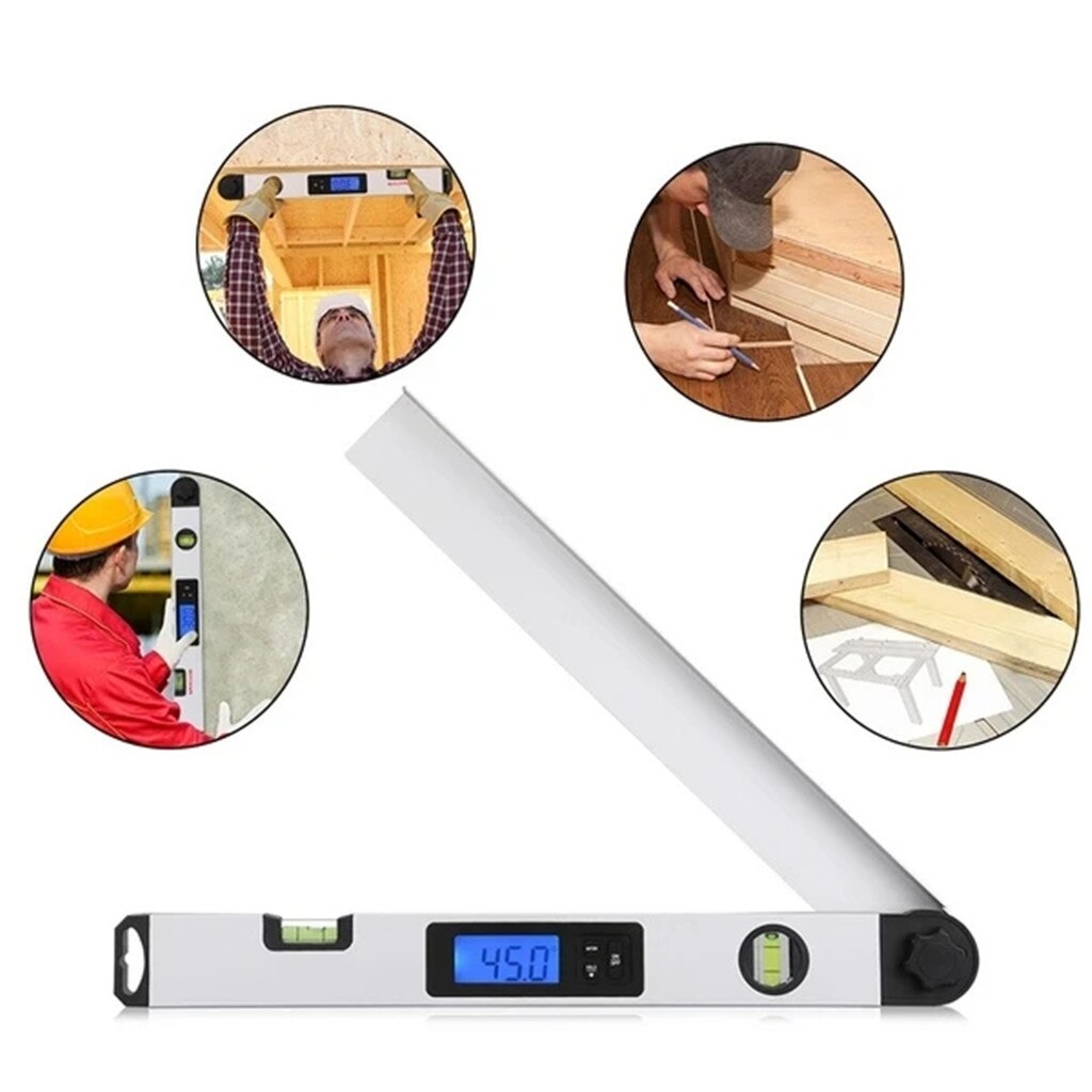 Digital Electronic Protractor Angle Finder Woodworking Miter Measuring Gauge Meter Inclinometer Ruler Protractor Cut Tool#g35