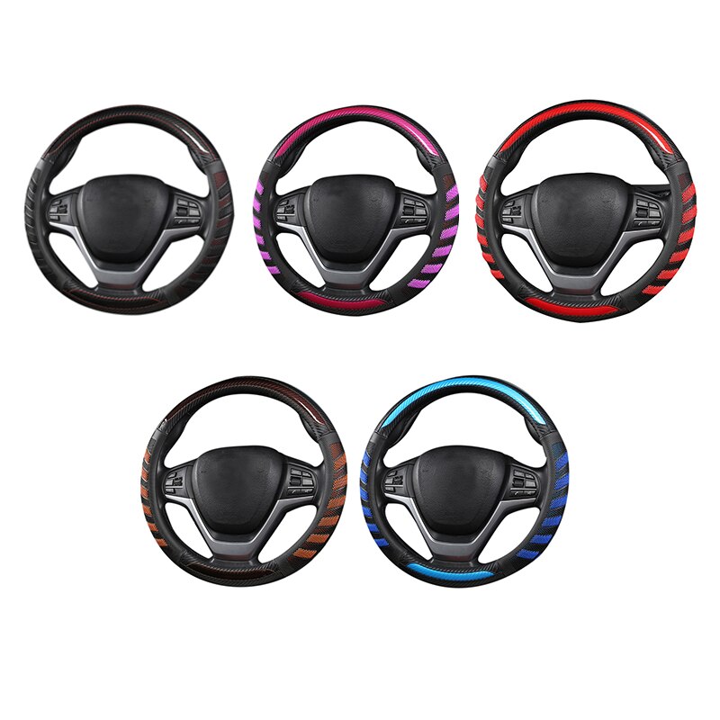 Car Steering Wheel Cover Women Girl Breathable Braid on the Steering Wheel Universal Car Cover