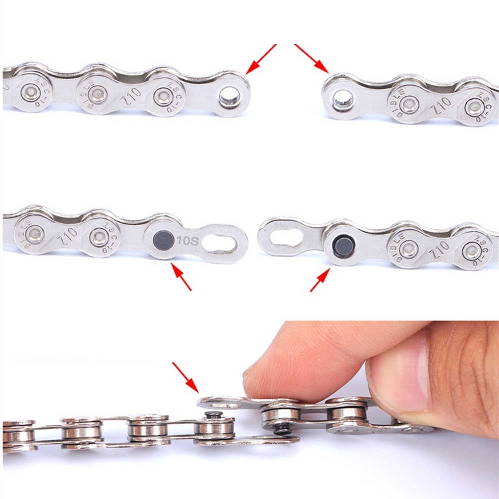 5 Pairs Bike Chain Quick Link Mountain Fiets Ketting Ontbrekende Quick Connector Aansluiten Master Link Voor 6 7 8 9 10 Speed