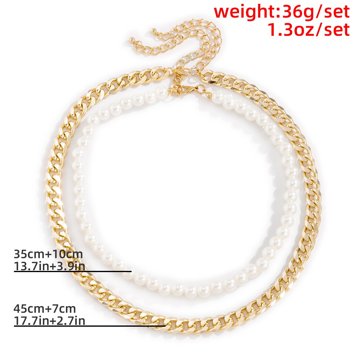 Accessoires Temperament Eenvoudige Imitatie Parel Sautoir Vrouwelijke Kralen Mode Uitgeholde Geometrie Punk Ketting