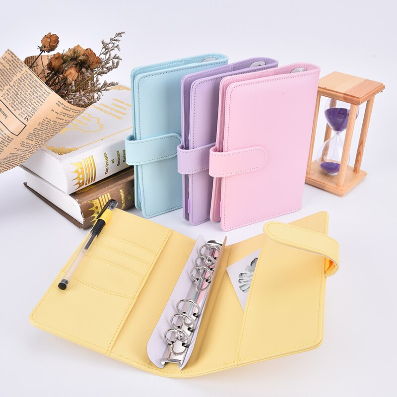Pu Lederen A6 Cover Dagboek Schema Dagboek Bindmiddel Schoolbenodigdheden Notebook Cover