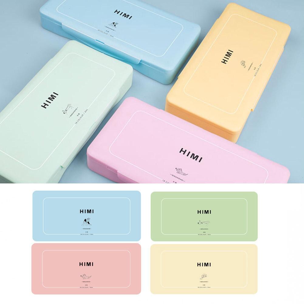 18 Kleuren Draagbare Art Jelly Gouache Set 30Ml Niet Giftig Voor Kunstenaars Gouache Met Aquarel Studenten palet S6P8