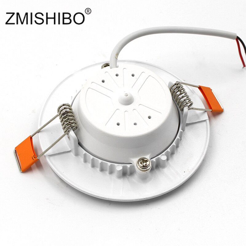 ZMISHIBO 220V Ronde Verzonken Led Downlight 68-80MM Cut Gat LED Spot Lamp 3 W/ 5W Voor Plafond/Woonkamer SMD Volledige Watt