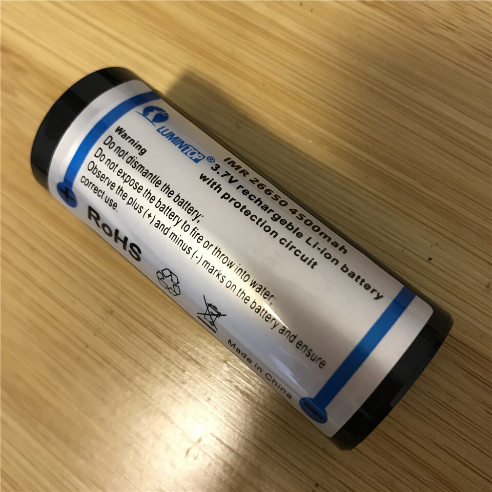 Lumintop 21700 16340 14500 26650 18650 Micro USB Rechargeable Battery for Flashlight Low Temperature 18650 Batteries