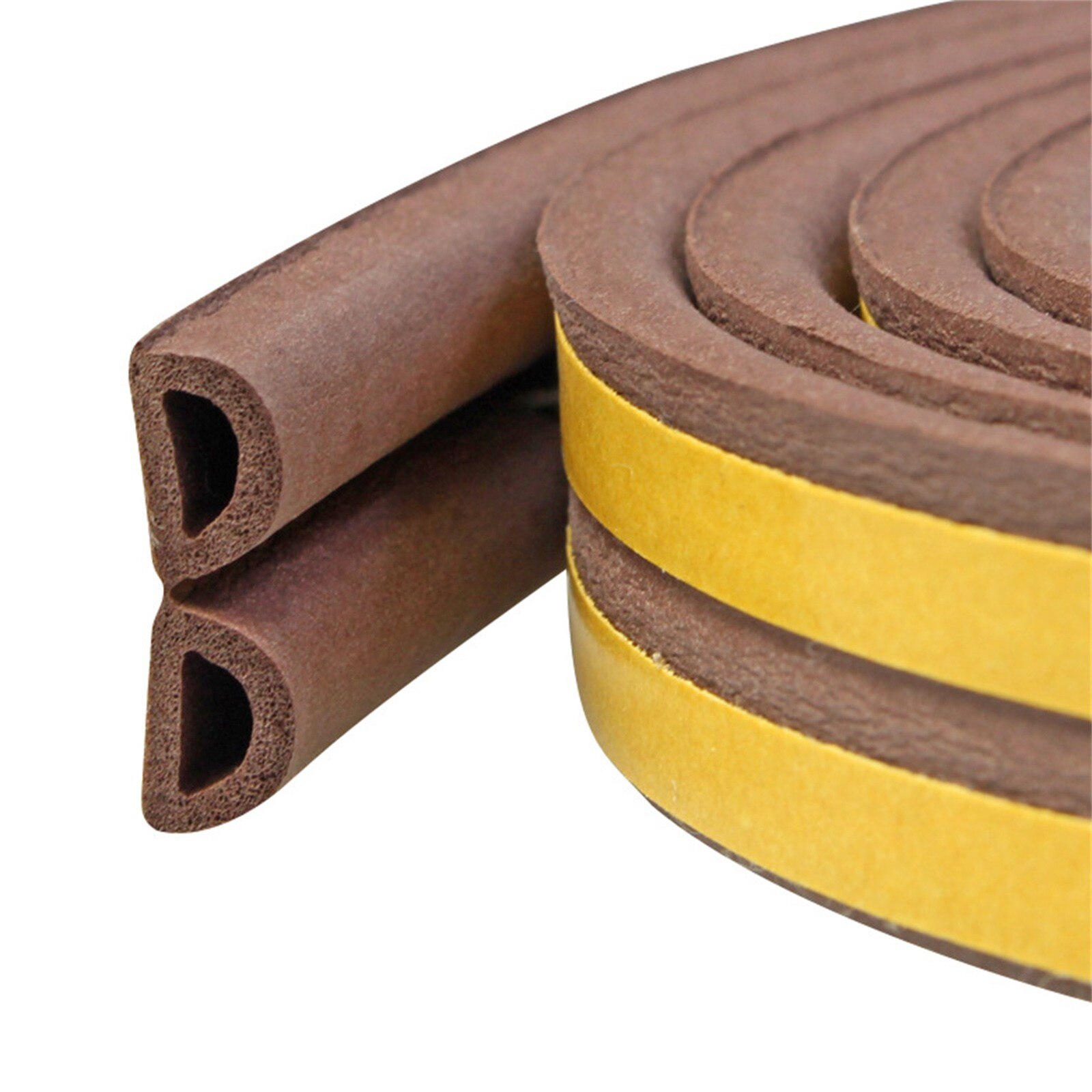 Top Selling Deur En Raam Geluidsisolatie Strip D Type Anti-Collision Strip Zelfklevende Ondersteuning en