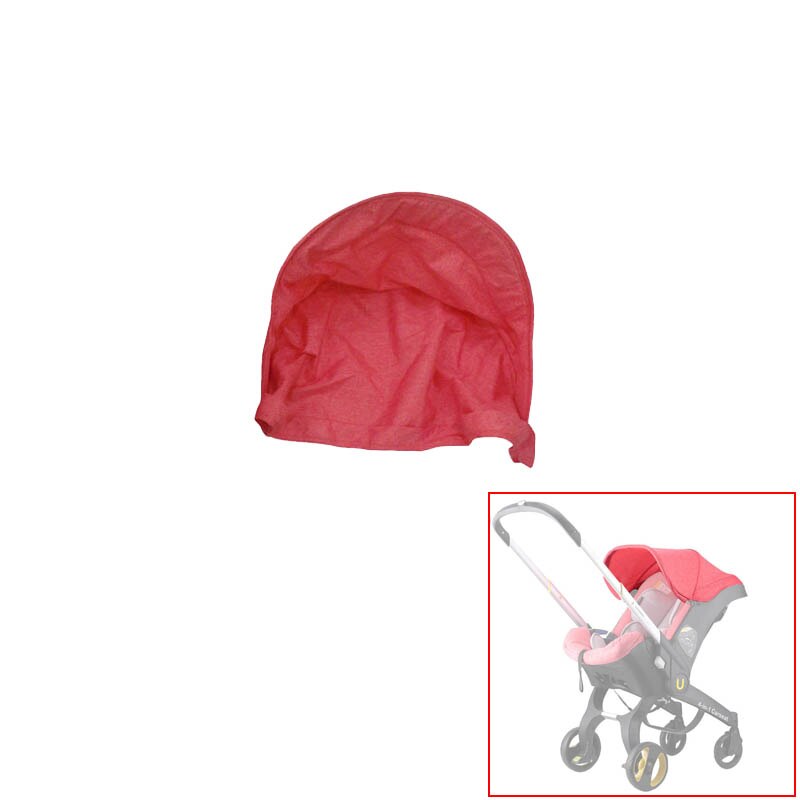 Doona baby sittdyna för 4 in 1 bilstol barnvagn kapell sovkorg sätesmatta kompatibel foofoo doona barnvagnstillbehör: Rosa solskydd
