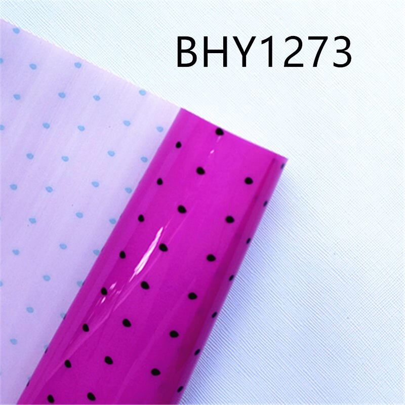 A4 20*33CM estampado clásico sandía de dibujos animados transparente UV estampado en transparente pvc tela para accesorios DIY BHY1273: BHY1273