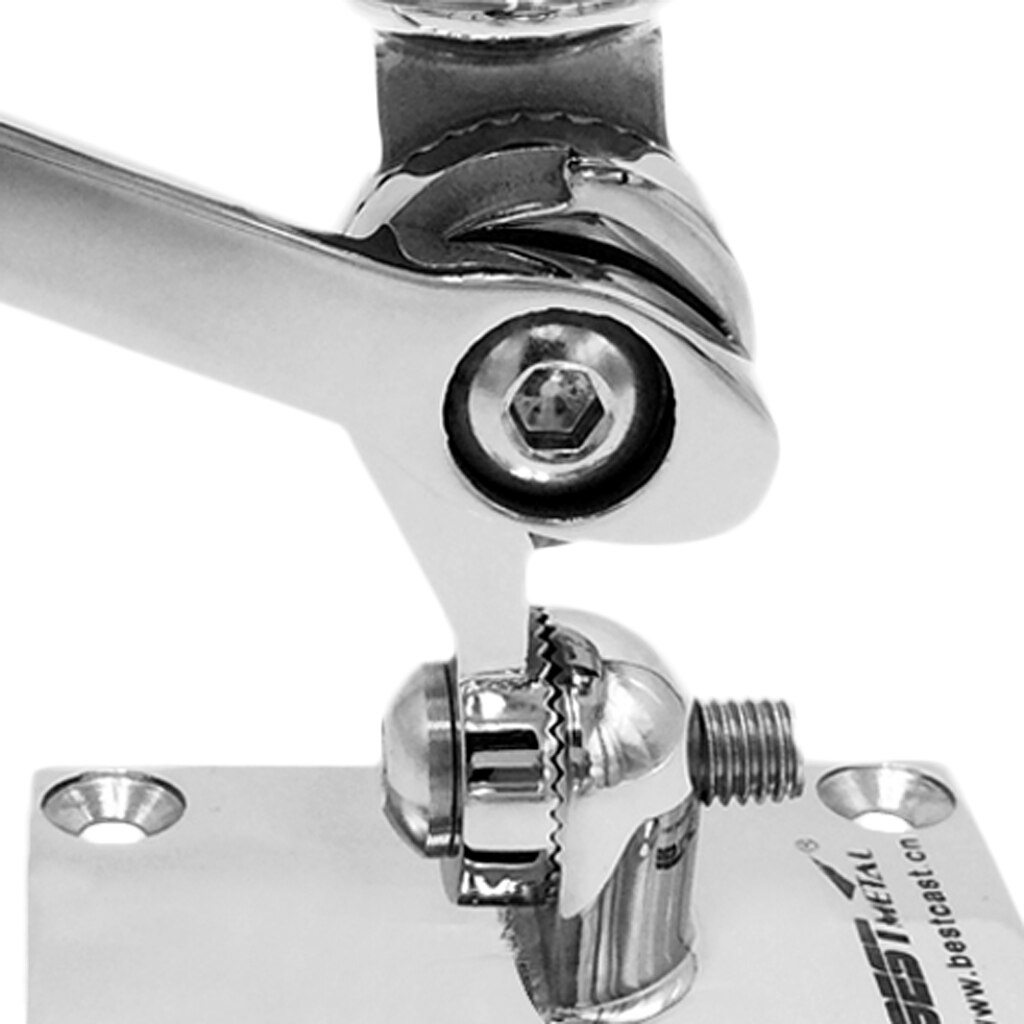 Antena de Radio VHF de acero inoxidable 316, soporte de Base ajustable de 2-1/2 &quot;x 3-9/16&quot;-barco/marino