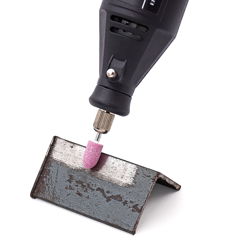 10 stuks schuurgereedschappen voor steen, elektrische boor, cilindervormig polijstkop, wiel, gereedschap voor dremel-rotatiegereedschappen, accessoires