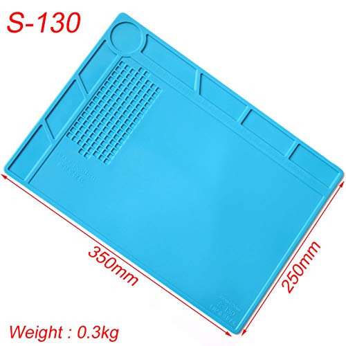 ESD Heat Insulation Working Mat Heat-resistant BGA Soldering Station Repair Insulation Pad Insulator Pad Maintenance Platform: S130