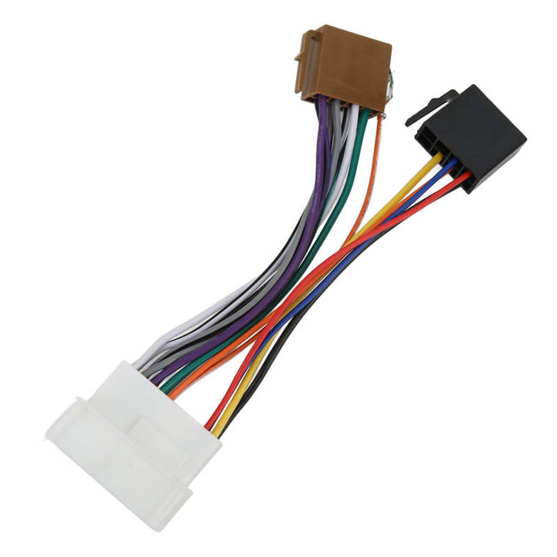 Radio Wiring Harness Adapter ISO Radio Harness Adapter Portable for Auto Spare Parts