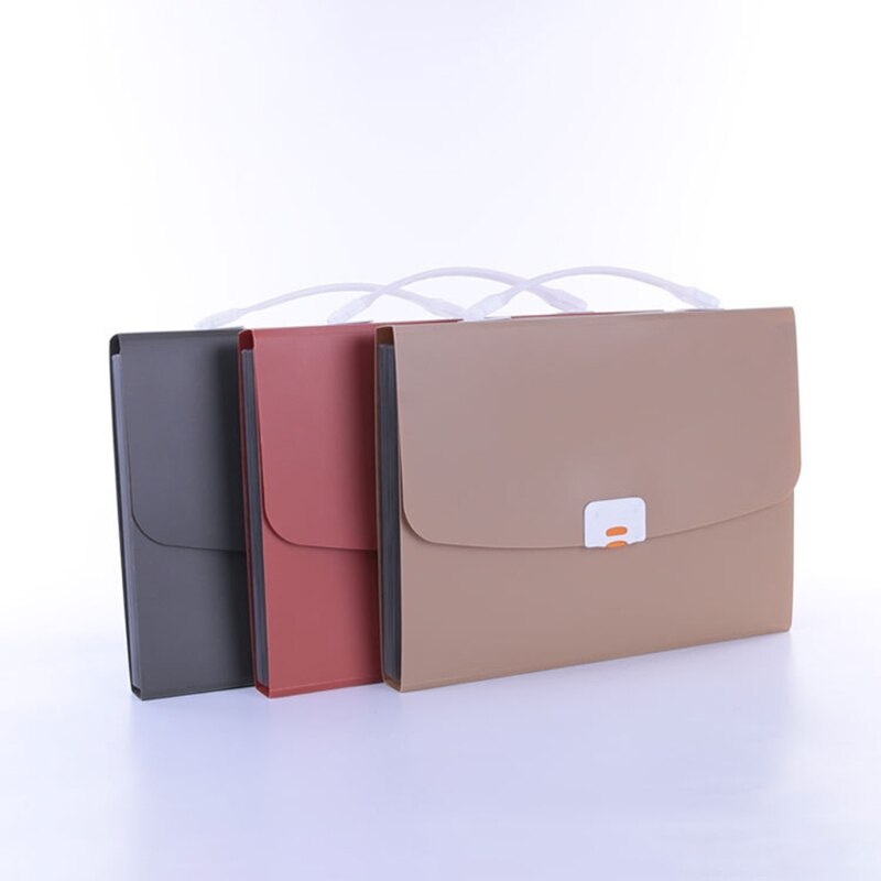 Portable Handheld A4 Business Document Organ Bag File Folder Storage Organizer Student Test Paper Holder Pack