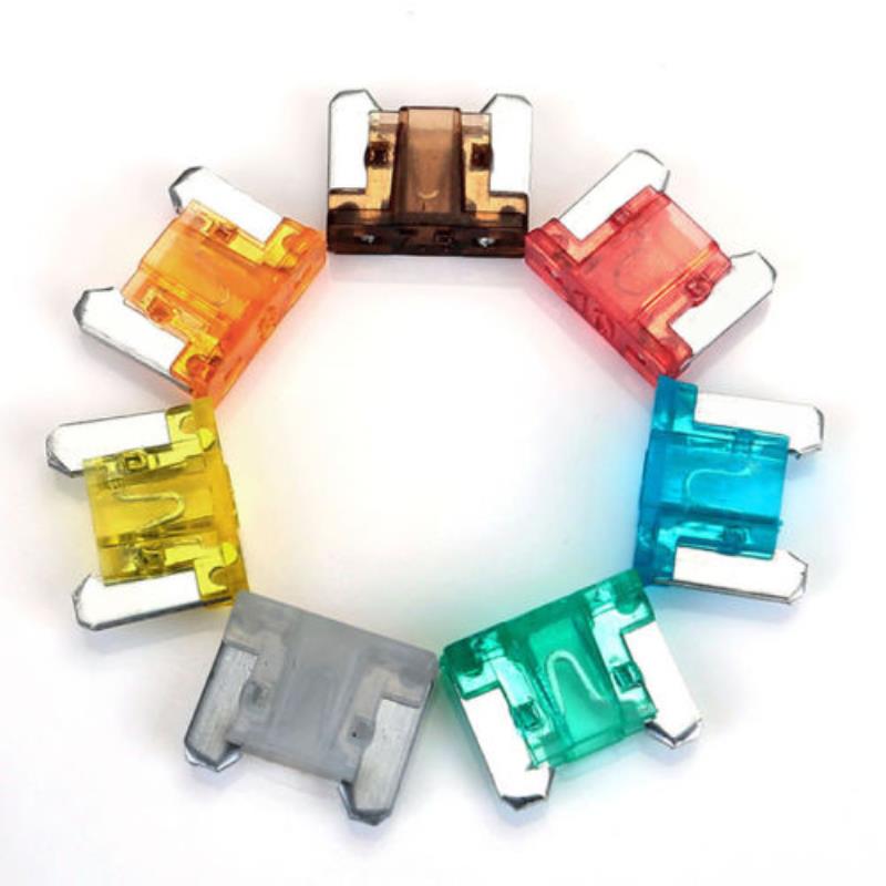 120x Car Low Profile Micro Mini Blade Fuse Set 5A 7.5A 10A 15A 20A 25A 30A