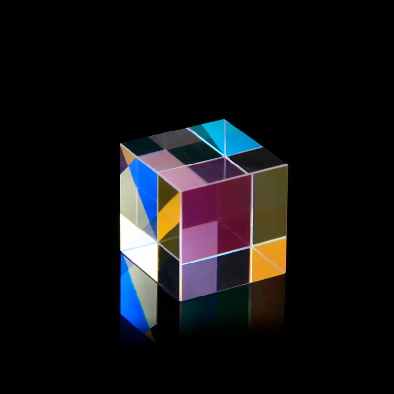34mm Cubic Scientific Cube Optical Prism With Hexahedron Prism