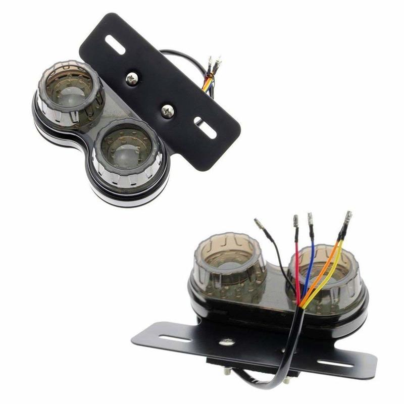 40-Led 40W Motorfiets Achterlicht Geïntegreerde Running Lamp Brake & Richtingaanwijzer Met Kenteken Beugel voor Harly Motorcycle