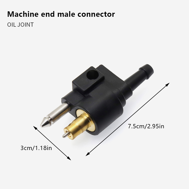 Brandstofleidingconnector buitenboordmotor ​ voor Motorboot Accessoires Vrouwelijke Slangfitting Pijp Adapter Gezamenlijke: Oranje