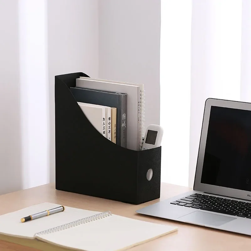 Office Document File Storage Box Folding Desktop Organizer Multi-functional Books Pencil Sundries Storage Box Office Supplies