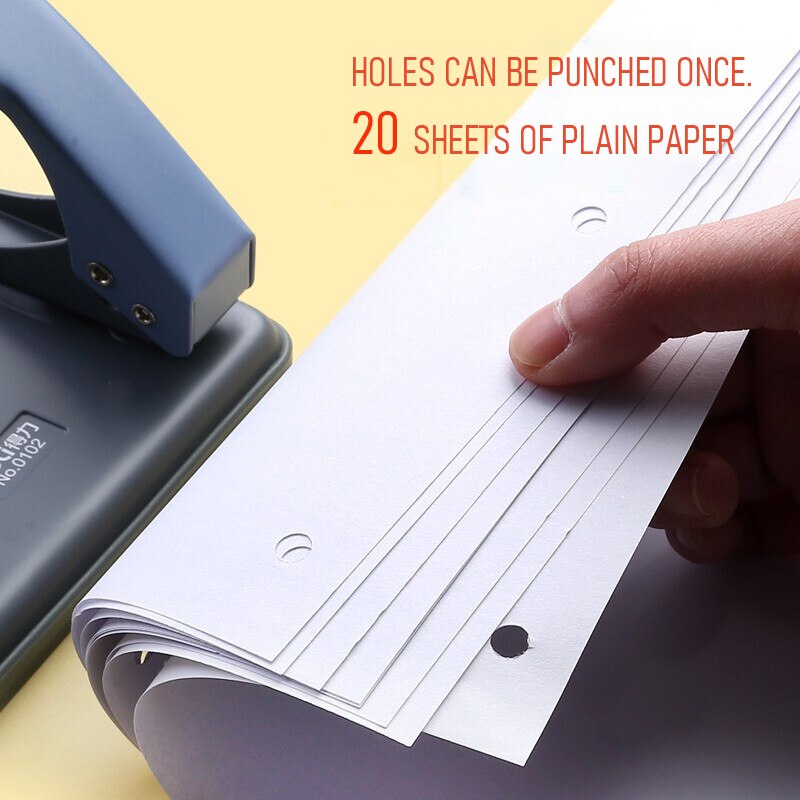 Double Hole Punch Binding Machine Loose Leaflet Small Student Round Hole Ring Hole Manual Document Paper Book Punch Machine