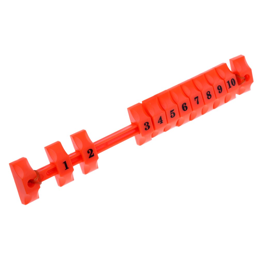 Unidades de puntuación de futbolín, marcadores de mesa, 4 colores: Naranja