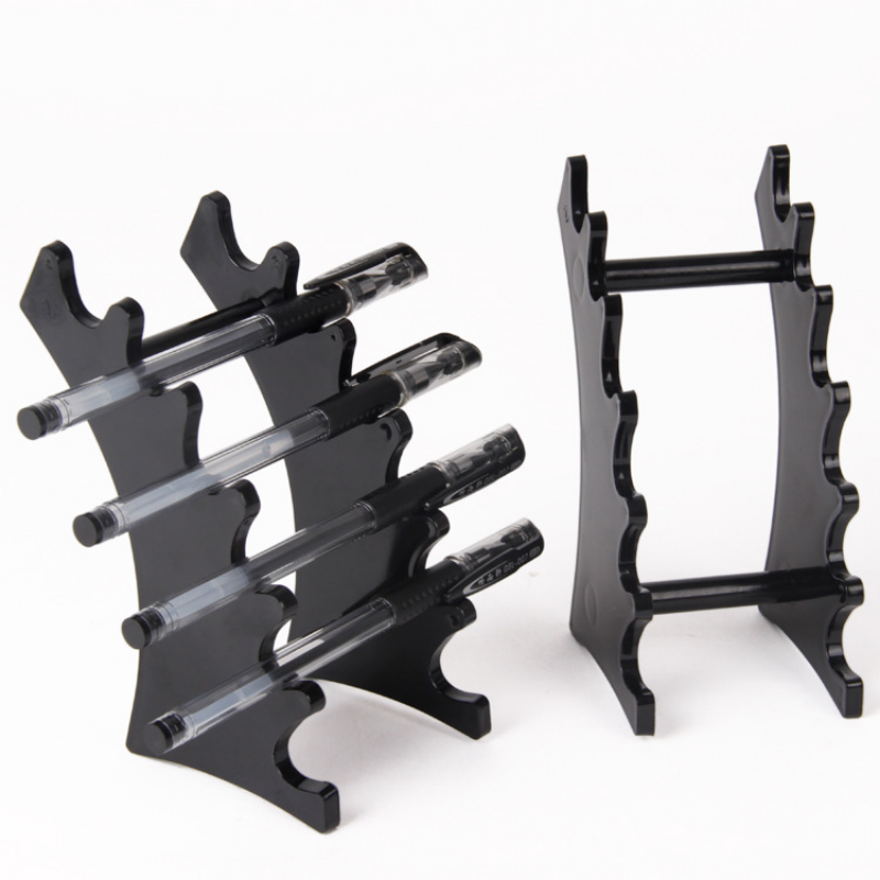 1 set nagelborstehållare stativ salongpennställ tillbehörsborstar för manikyrverktyg akryl nagelkonst borsthållare förvaring