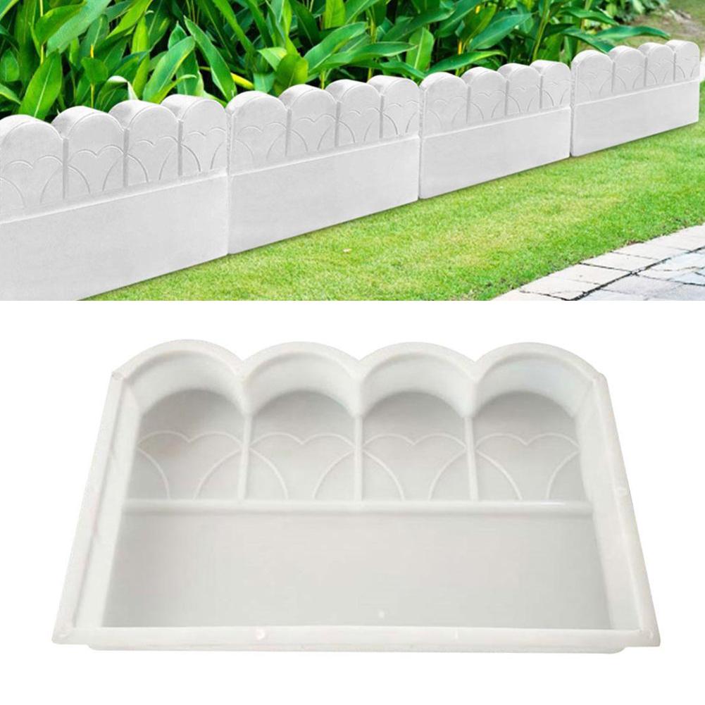 Fence Concrete Mold, Brick Cement Mould Garden Path Plastic DIY Tool Courtyard Garden Fence Mold Pavement Paving Moulds