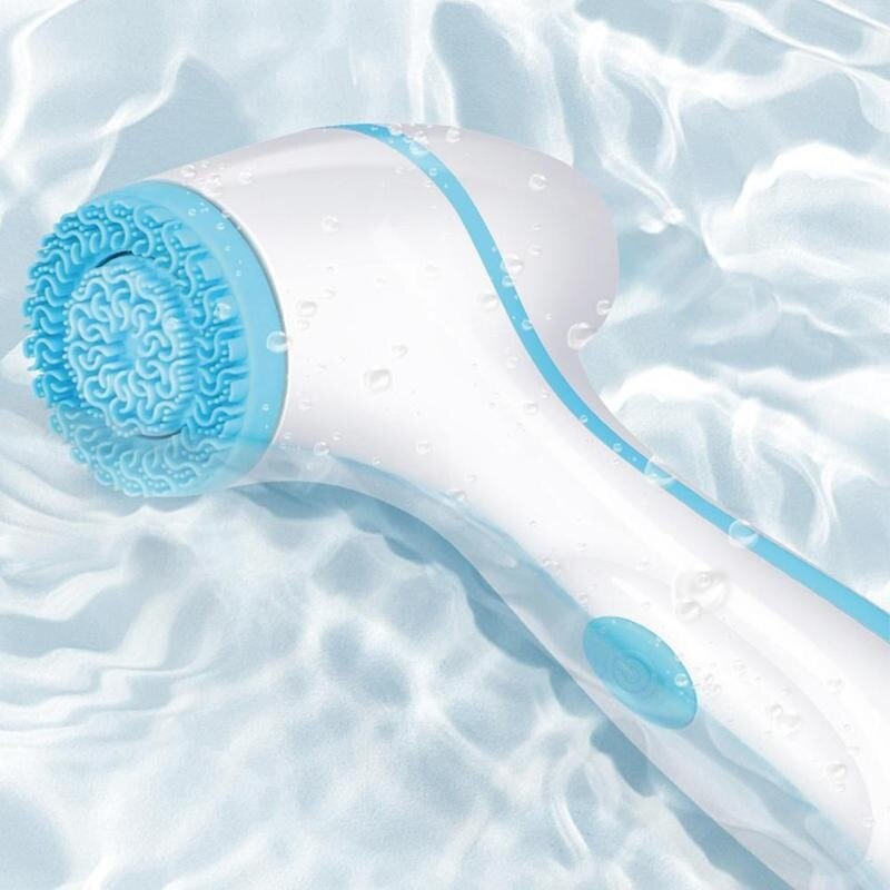 Instrumento de limpieza facial eléctrico Usb con cabezal de repuesto, cepillo de máquina profunda para eliminar puntos negros, dispositivo para la piel, F8Q7