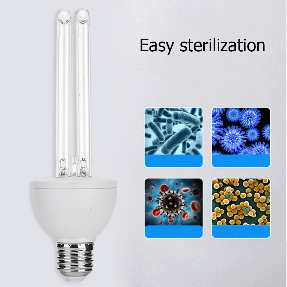 20/25W UV Disinfection Sterilizing E27 UV Germicidal Lamp Household Bathroom Hospital Bedroom Ultraviolet Germicidal Lights