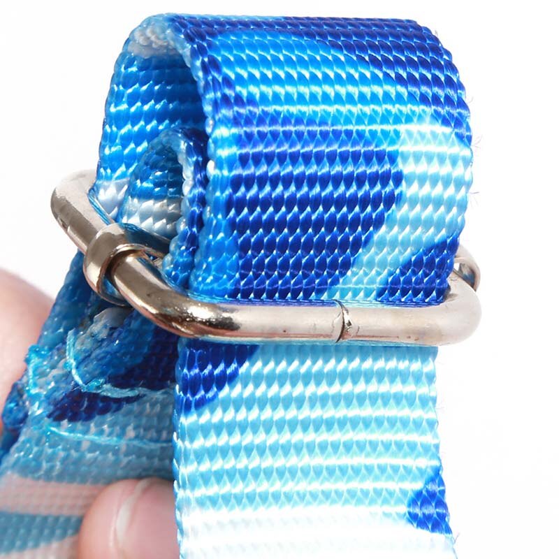 Camuflaje Azul Nylon Collar para perros y gatos Collar mediano grande y pequeños animales al aire libre paseo suministros Anti disturbios Rush de la correa de perro