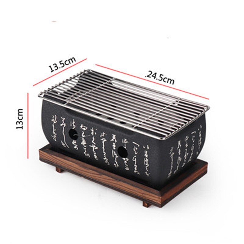 Barbecue Tools Aluminium Alloy Indoor Outdoor Bbq Stove charcoal grill Portable Japanese Bbq Grill Korean Carbon Barbecue Grills: 5