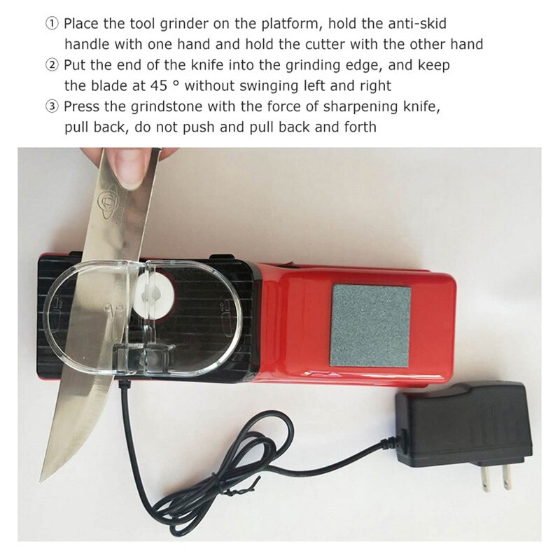 Multi-Function Knife Sharpener Electric Household Fast Sharpener Automatic Knife Grinder Kitchen Knife Grindstone Kitchen Tools