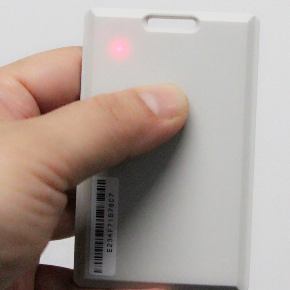 Card beacon with push button iBeacon & Eddystone tech