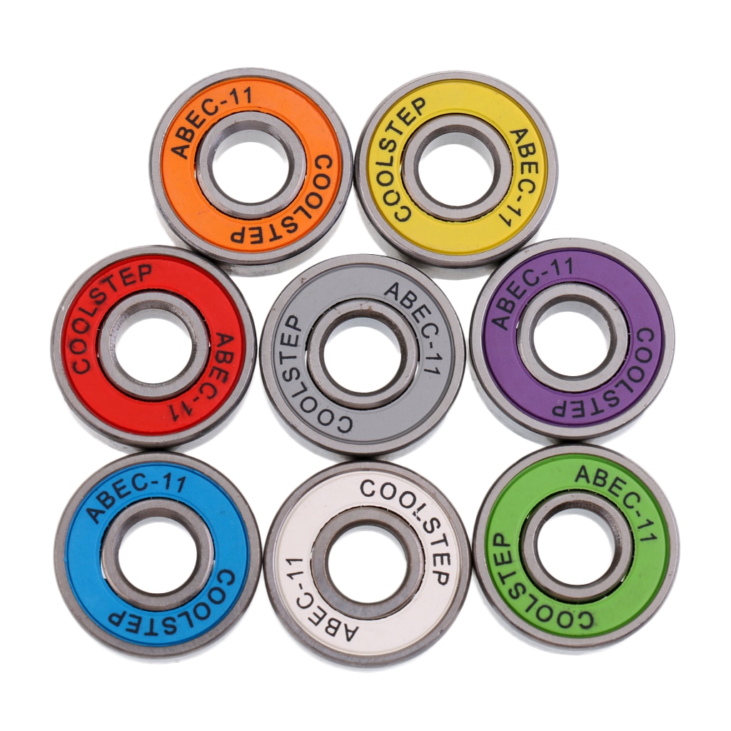 8 stück Pro Skateboard Lager ABEC 11 Hohe Abgrifffeste Skateboard Roller Inline und Roller Skates Lager
