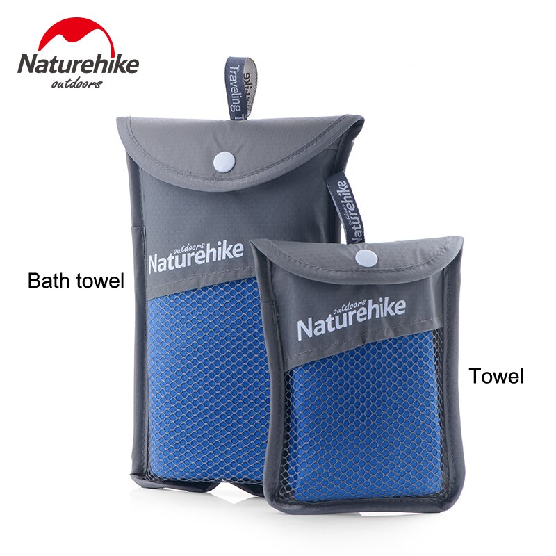Naturehike ultralette badehåndklæde svømmehåndklæder hurtigtørrende håndklæde nhstmj-b / nhstmj-t