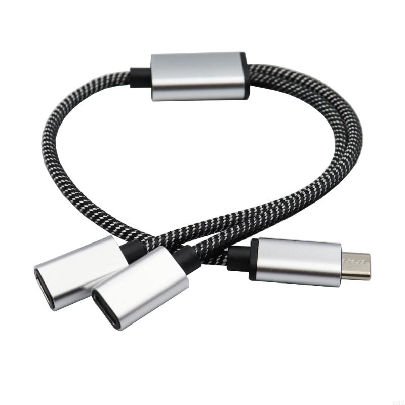 69 Ha USB C Männlich bis doppelt USB C -Splitter Typ C Hub für Typ -C -Spielen