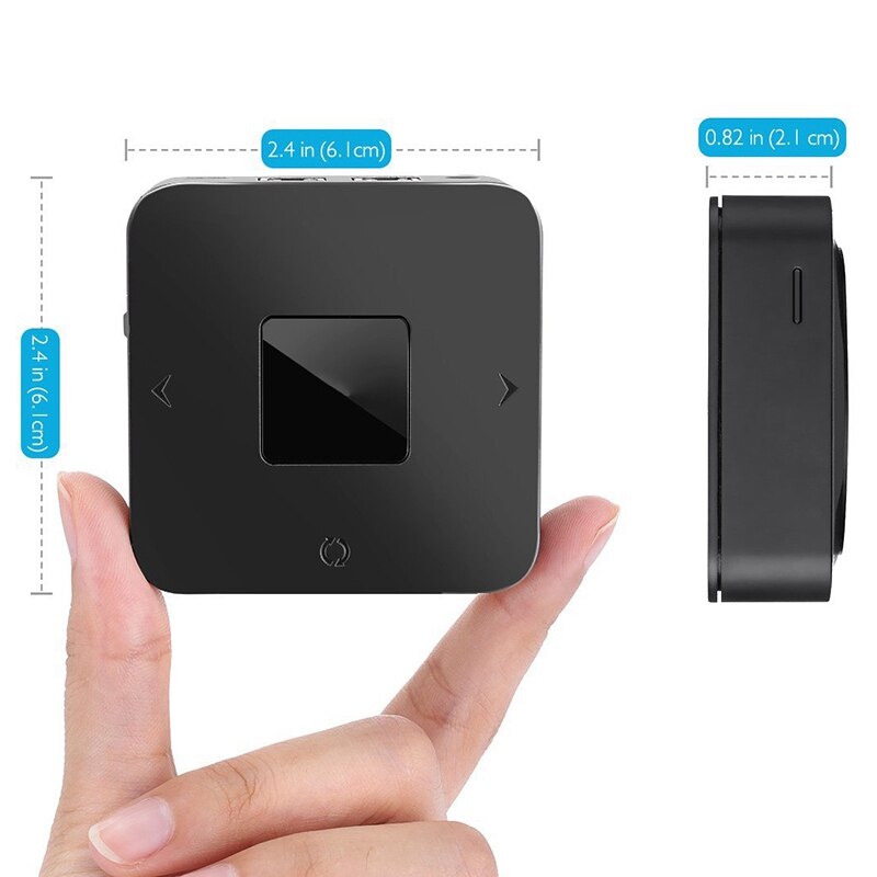 3.5mm spdif optisk eller mini trådløs avsender mottaker tv høyttaler musikk bluetooth adapter