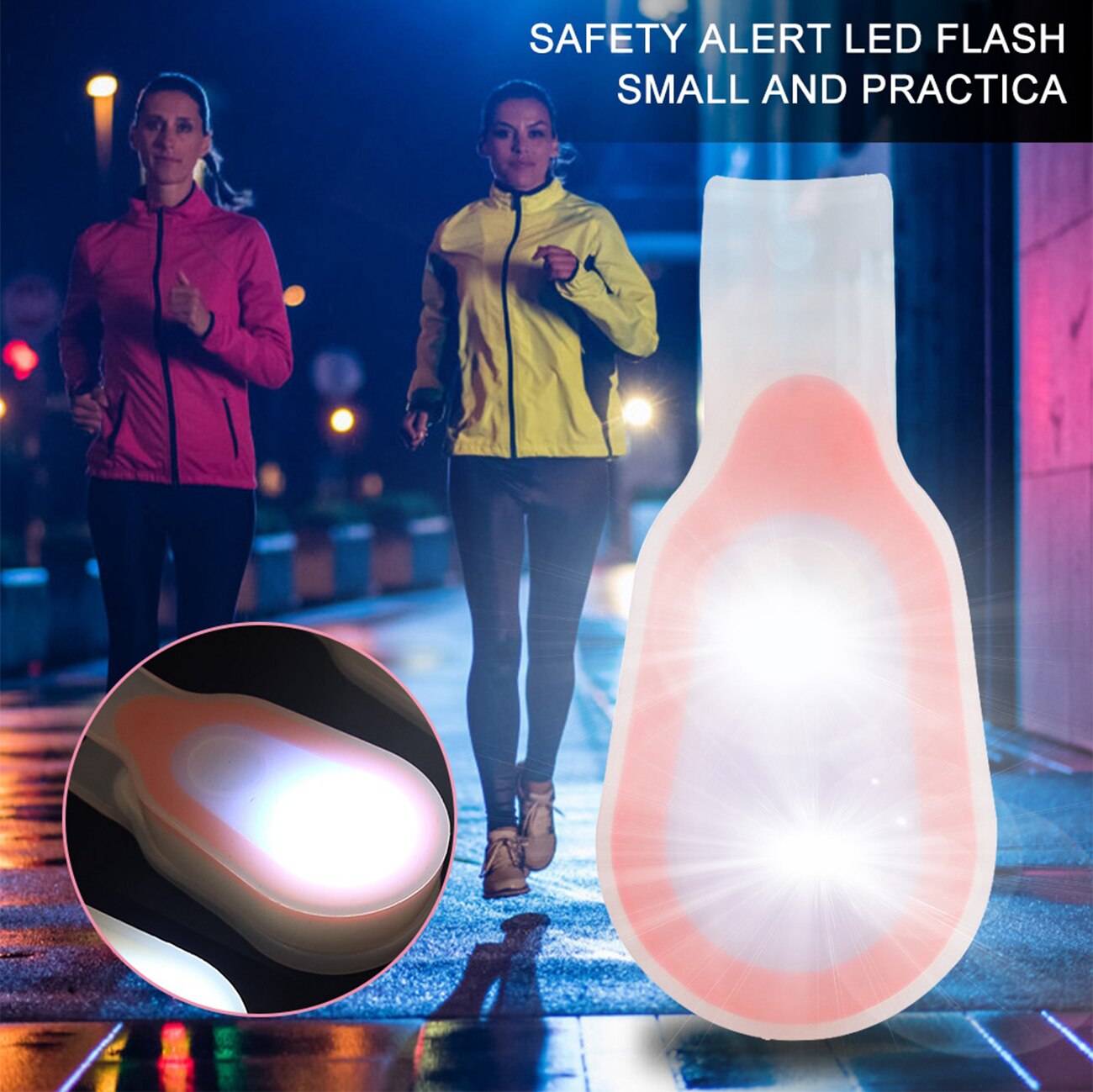 Draagbare Hand Gratis Led Zaklamp Clip Op Kleding Outdoor Led Magneet Nachtlampje Voor Camping Wandelen Klimmen Wandelen