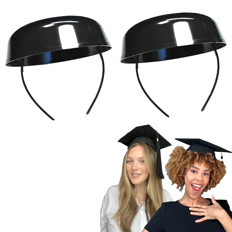 2pcs Graduation Cap Headband Secures Your Grad Cap Upgrade Insert Hairstyle Hat Accessories Hairband Holder For Graduates