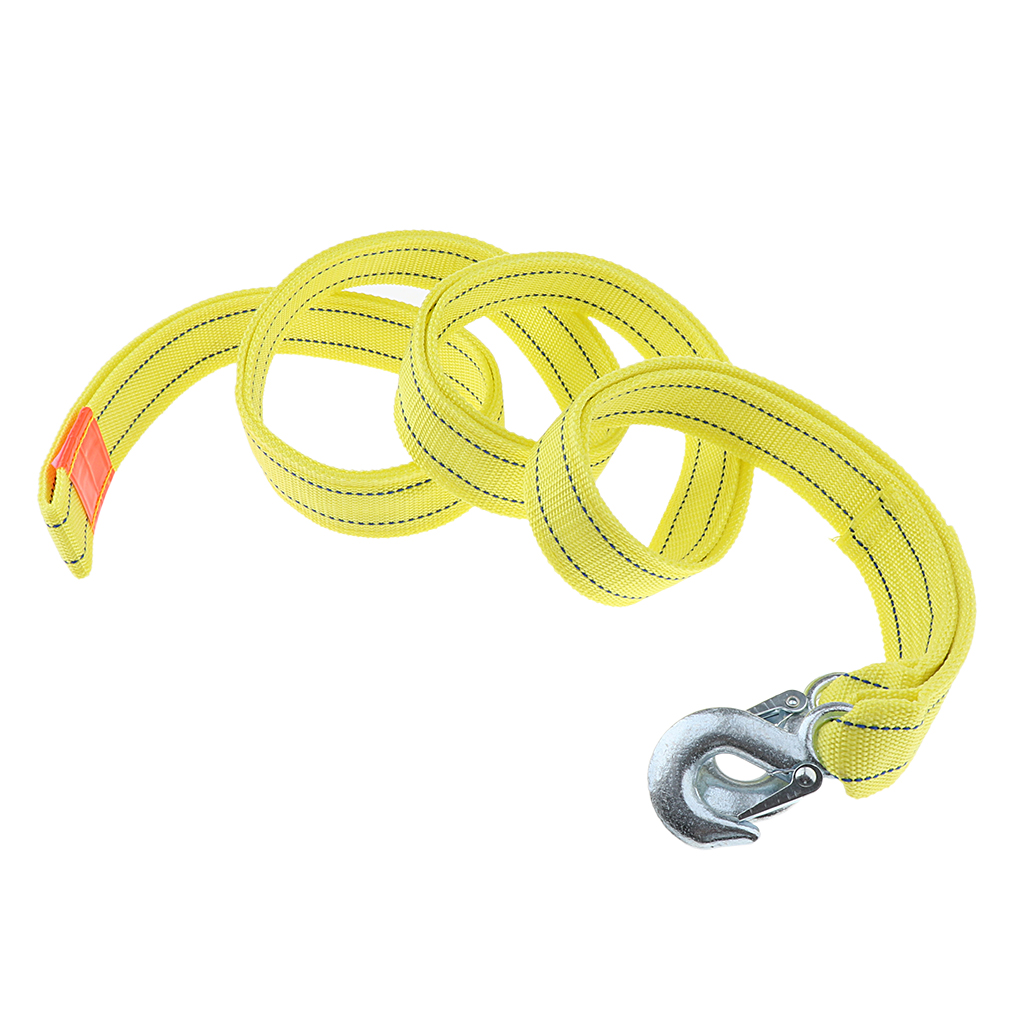 Heavy Duty Tow Strap with Hooks, 5 tons Capacity. Length (13ft)