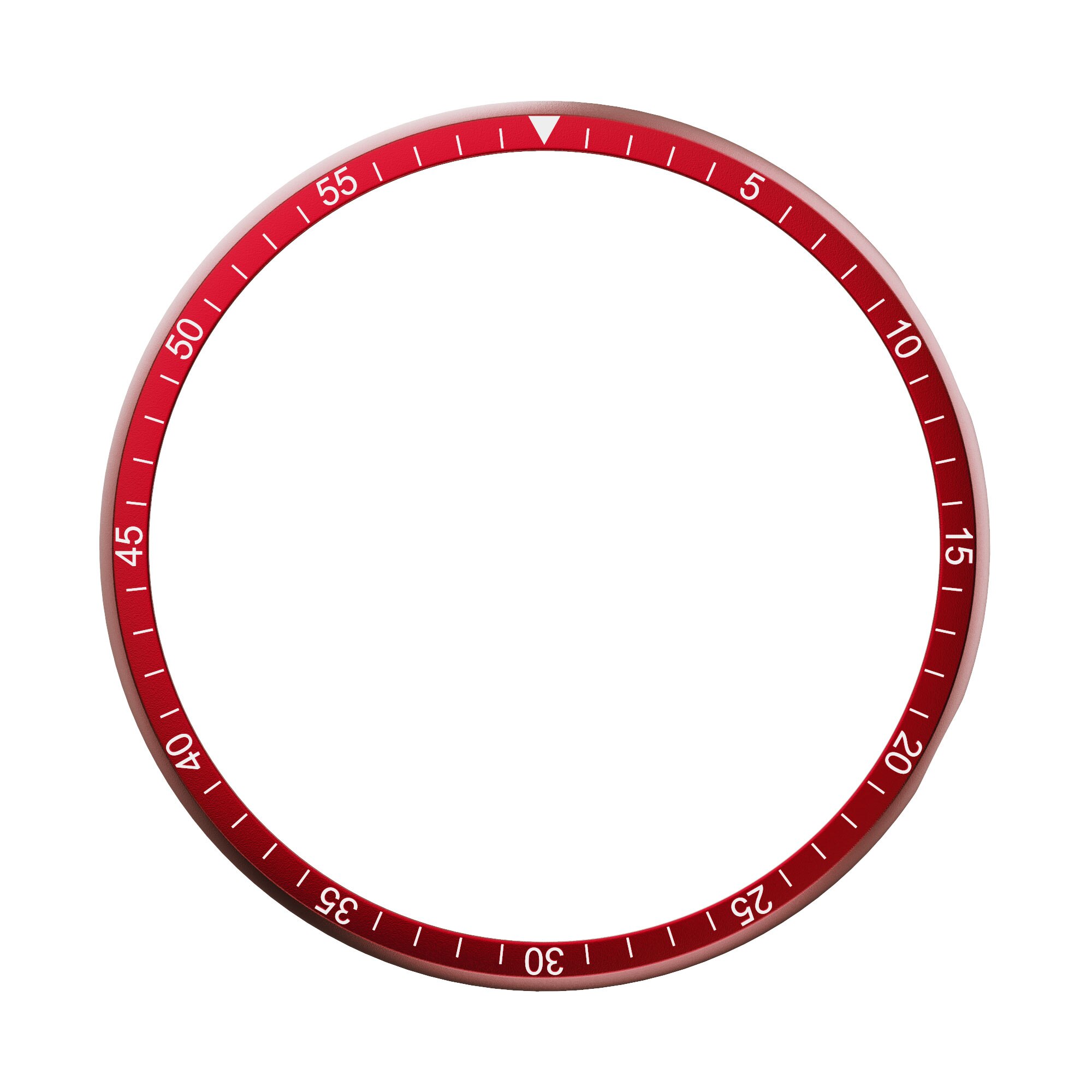 Cadre de la montre Samsung Galaxy active 2, en alliage d'aluminium, 40MM 44MM, bague métallique anti-rayures, accessoire de montre intelligente: Rouge / 44mm