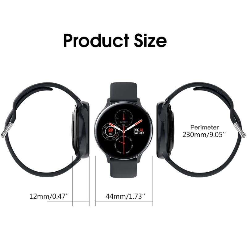 Sports Waterproof Smart Watch Heart Rate Blood Pressure Oxygen Health Monitor