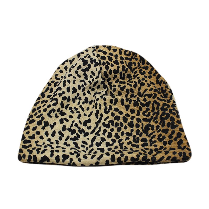 Miaoxi kvinnor hösthatt varma mössor för dam bomull prick leopardmärke hattar dubbla begagnade vuxna gorros