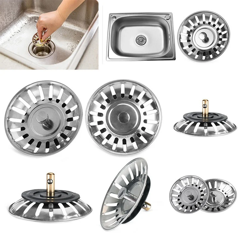 Rvs Mesh Gootsteen Filter Plug Drain Plug Filter Geschikt Voor Keuken Badkamer Gootsteen Keuken Accessoires