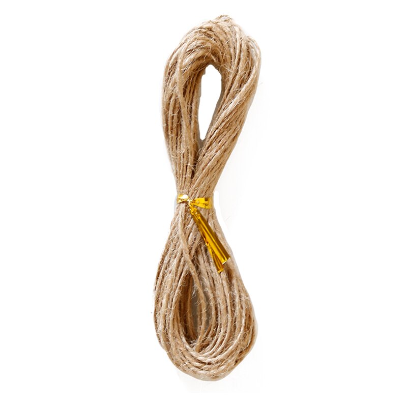 50/100pcs Natural Hemp Strings Red Green Cotton Cords for Tags Handmade Item Packing Decoration Bakery Twines