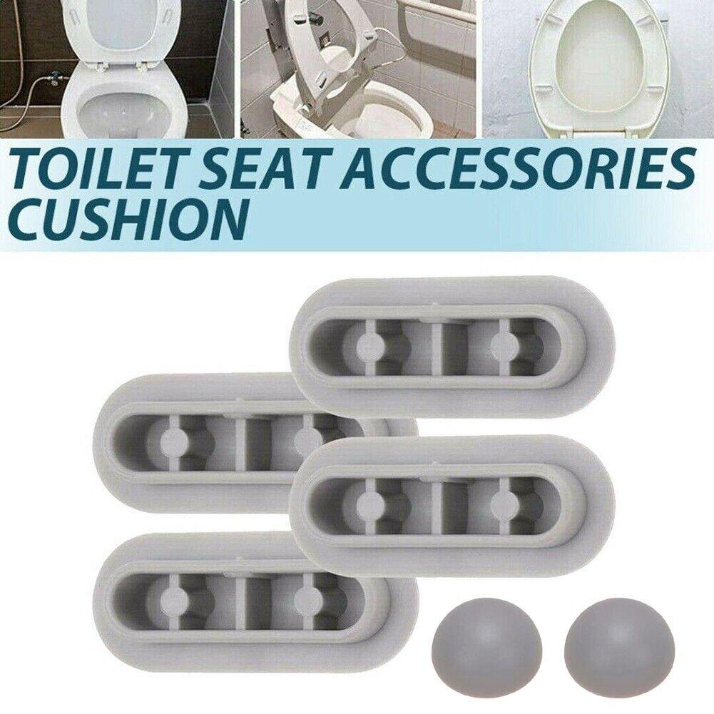 Toiletten deckel Zubehör brandneue Toiletten sitz puffer Pack-White Stop Stoßstange Sitz Stoßstangen obere Abdeckung Kissen Klebe pads Toilette