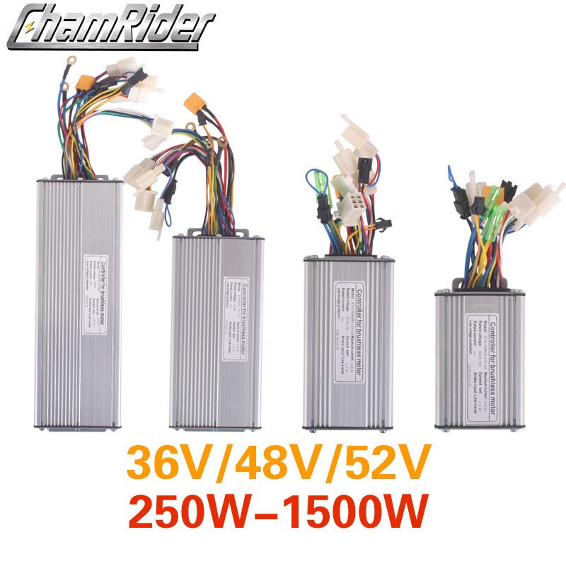 Kontroler Ebike 24V 36V 48V 250W 350W 500W 750W 1000W 1500W bezszczotkowy 6 9 12 18 Mosfet kontroler KT wioślarz elektryczny Accessorice
