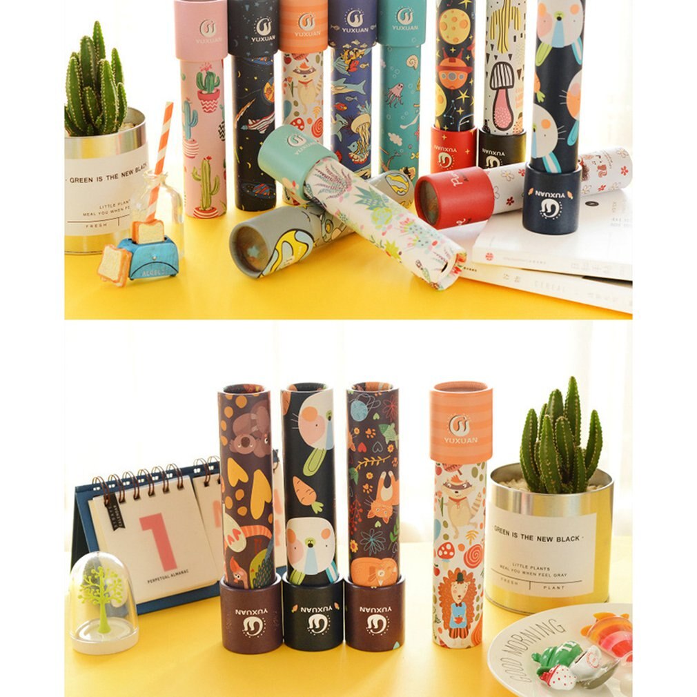 Rotation Kaleidoskop Tragbare Größe Magie Wechselvolle Einstellbar Phantasie Farbige Welt Spielzeug Für Kinder Autismus Kind Puzzle Spielzeug